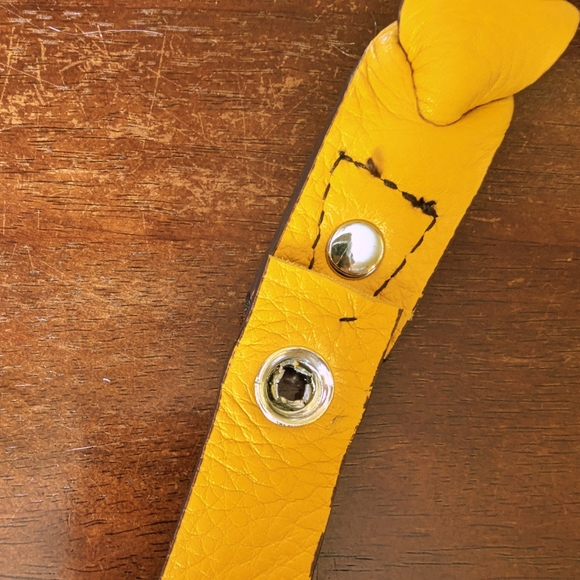 Oryany yellow and grey leather crossbody bag - Picture 10 of 12